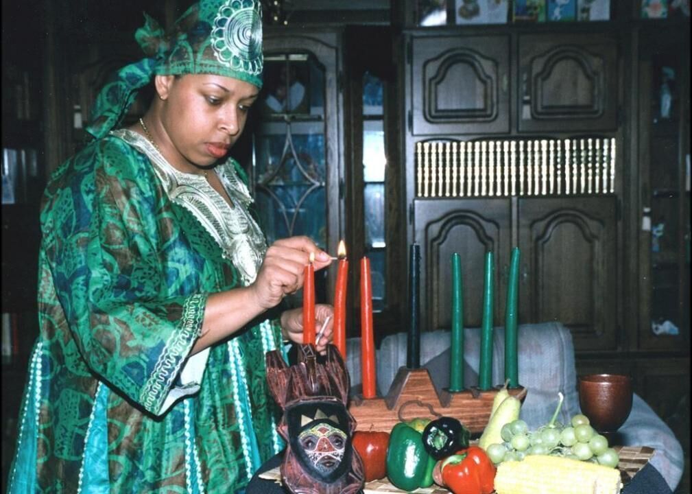 1966: Kwanzaa emerges as a response to Christmas
